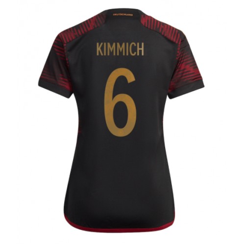 Dres Njemačka Joshua Kimmich #6 Gostujuci za Žensko SP 2022 Kratak Rukav